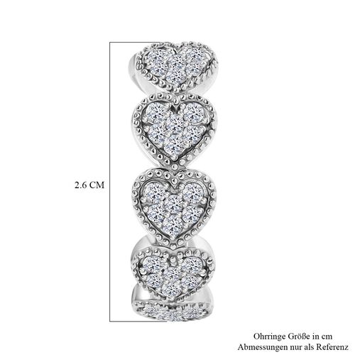 LUXURIANT DIAMOND - Lab Grown Diamant SI Ohrringe 925 Silber rhodiniert ca. 1.50 ct image number 4