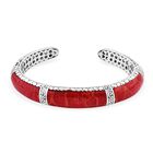 Royal Bali - Koralle Armreif ca. 19 cm 925 Silber, 26,980g