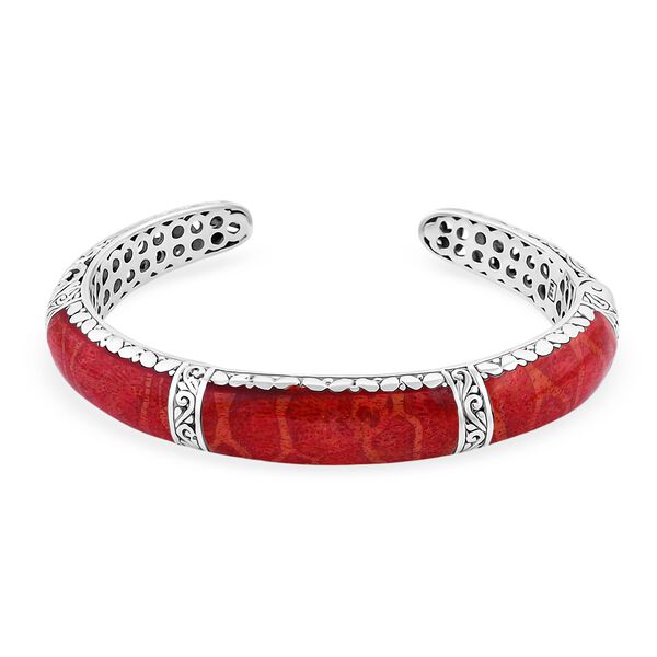 Royal Bali Kollektion- Koralle Armreif, 19cm image number 0