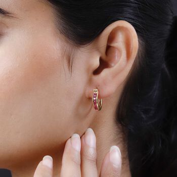 Infinity afrikanische Rubin-Creolen