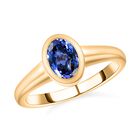 Premium Tansanit Ring, 585 Gold (Größe 19.00) ca. 1,23 ct image number 3