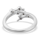 Diamant Ring 925 Silber platiniert  ca. 0,10 ct image number 5