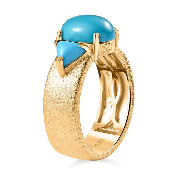 AA amerikanischer Sleeping Beauty T&uuml;rkis-Ring - 3,37 ct. image number 5