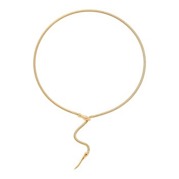 Flexible Schlangenkette, vergoldet