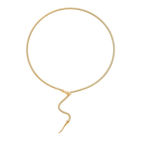 Flexible Schlangenkette, vergoldet image number 3