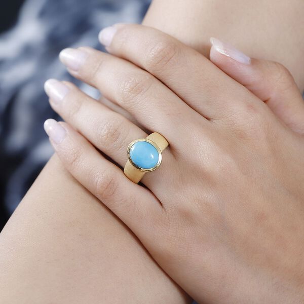 Sleeping Beauty T&uuml;rkis Ring- 4,26 ct. image number 4