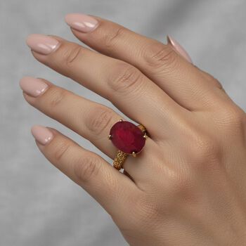 D'Joy AAA afrikanischer Rubin Ring - 8,80 ct.