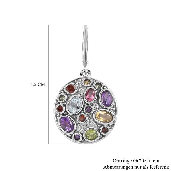 Multi-Edelstein Ohrringe - 6,17 ct. image number 6