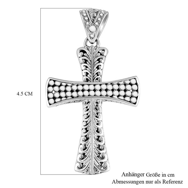 Royal Bali Kollektion - Kreuz Anhänger in 925 Silber image number 5