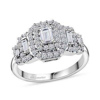 LUXURIANT SGL zertifizierter VS-EF Labor Diamant Ring - 1 ct.