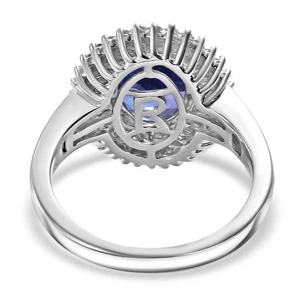 RHAPSODY AAAA Tansanit und VS-EF Diamant Ring in 950 Platin - 4,56 ct. image number 5