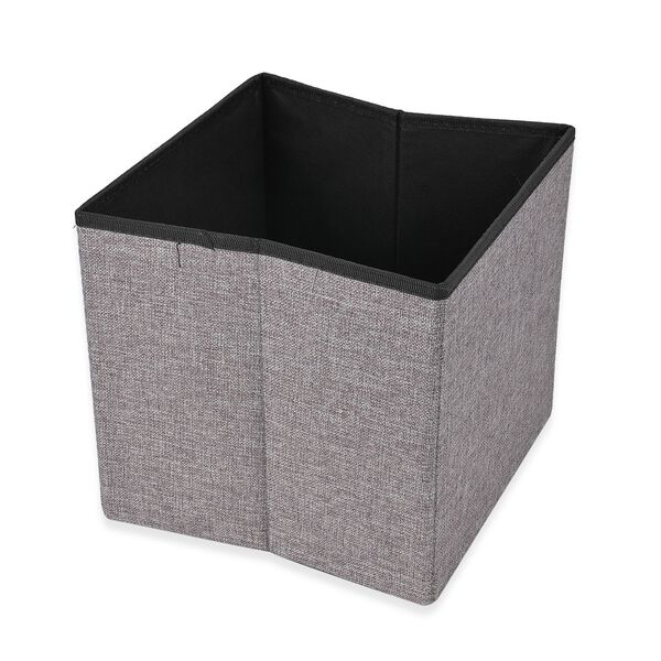 Sitzhocker mit Stauraum, grau image number 8