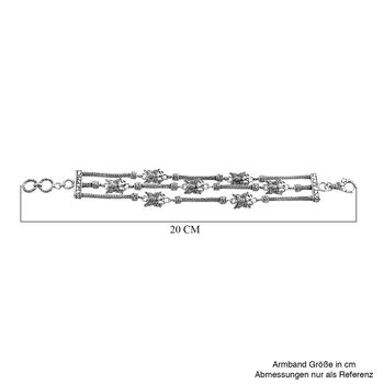 925 Silber Armband ca. 19 cm ca. 32,72g