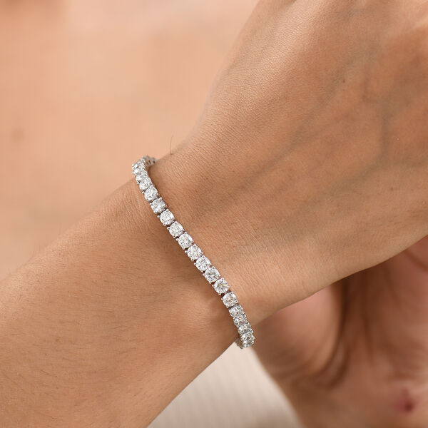 LUXURIANT DIAMOND - Lab Grown Diamant SI-GH Armband ca. 20 cm 925 Silber Rhodiniert ca. 10.51 ct image number 2