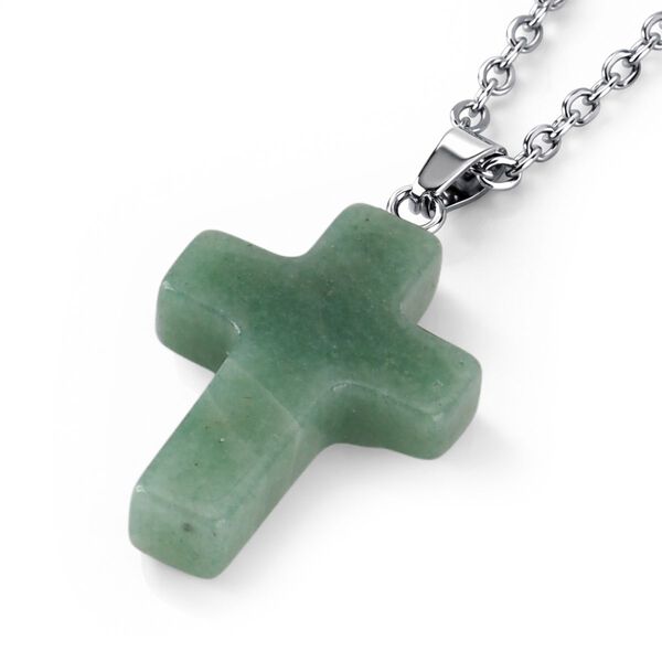 LIVMORE Geschenkset 3-teilig, Schl&uuml;sselanh&auml;nger Armband Halskette, Gr&uuml;ner Aventurin image number 4