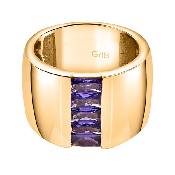 Blauer Zirkonia-Ring - 1,43 ct.