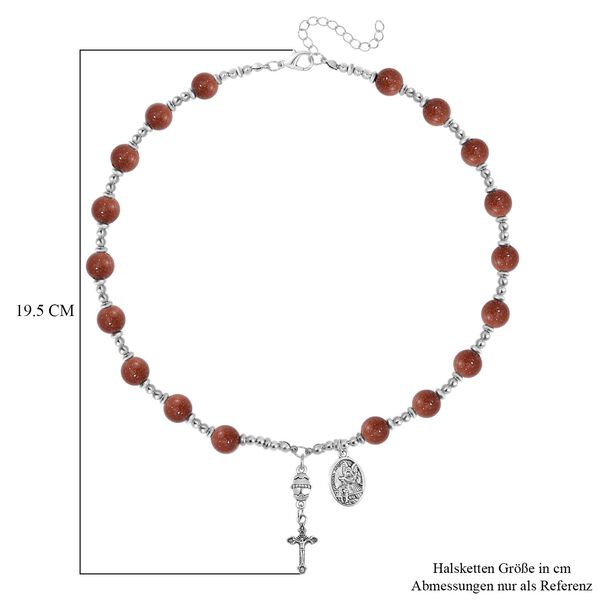 Sonnenstein Halskette, 45+5 cm - 180 ct. image number 6