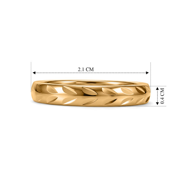 Designer Inspirierter Diamantschliff Ring, 925 Silber vergoldet, (Gr&ouml;&szlig;e 18.00) image number 4
