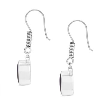 Tansanit-Matrix Ohrringe 950 Kupfer ca. 5.02 ct