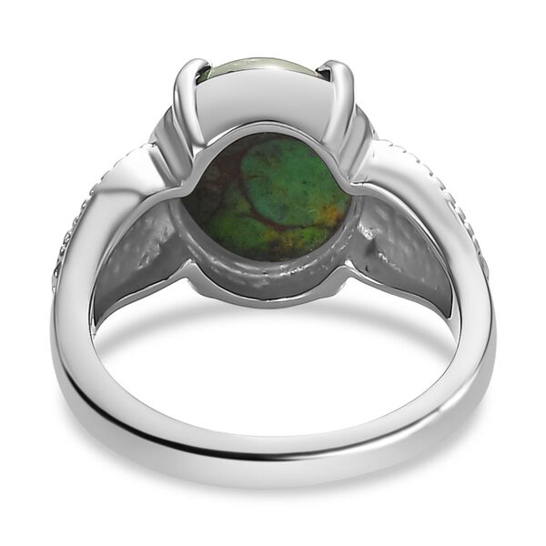 Gr&uuml;ner Mojave T&uuml;rkis-Ring - 4,71 ct. image number 6