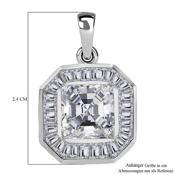 Moissanit Anhänger, ca. 3,66 ct. image number 6