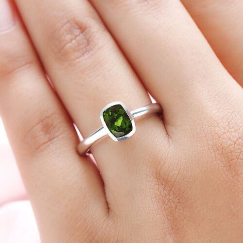 Natürlicher Chromdiopsid-Ring - 0,85 ct. image number 3