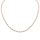 925 Silber rosévergoldet Kette ca. 45 cm ca. 3,74g