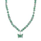 Grüner Aventurin Halskette ca. 45 cm ca. 235,00 ct.