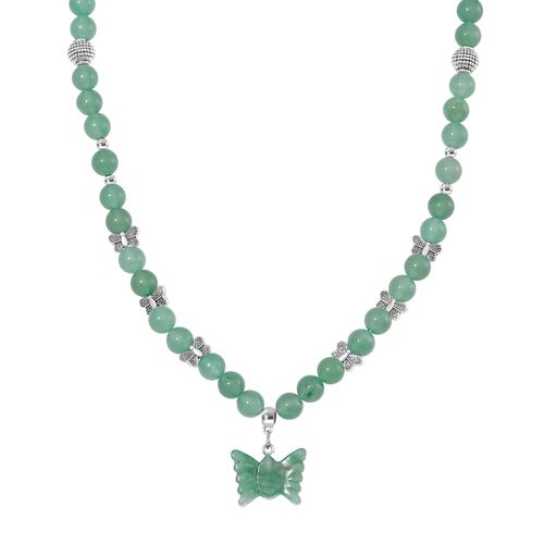 Grüne Aventurin-Halskette, 45 cm - 235 ct. image number 0