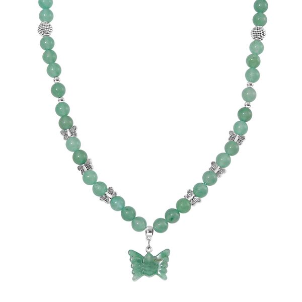Grüne Aventurin-Halskette, 45 cm - 235 ct. image number 0