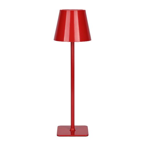Kabellose Tischlampe mit Touch-Steuerung, Rot, 11x37cm image number 0