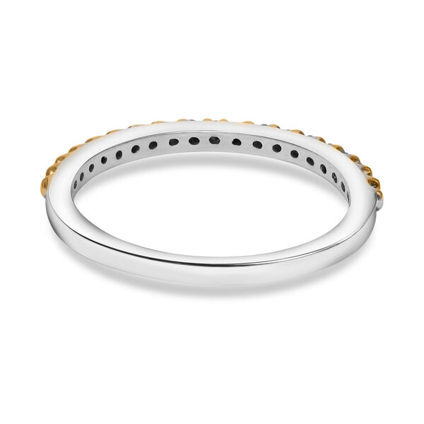 Gelber Diamant Ring, 925 Silber Gelbgold Vermeil, (Gr&ouml;&szlig;e 18.00) ca. 0.25 ct image number 5