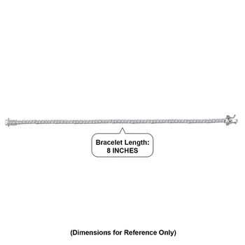 LUXURIANT SI-GH Labor Diamant 20cm Armband - 3,52 ct.