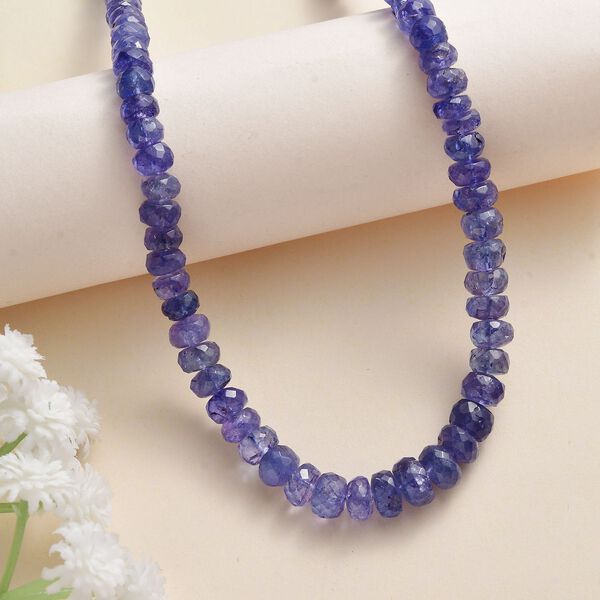 AAA Tansanit Halskette, 45cm - 134,23 ct. image number 9