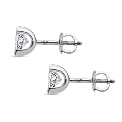 LUXURIANT DIAMOND - Lab Grown Diamant VS-EF Ohrringe 950 Platin (10-15 Werktage Lieferzeit) ca. 1.01 ct image number 2