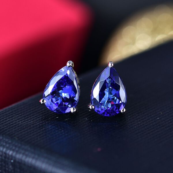 RHAPSODY AAAA Tansanit Ohrringe in 950 Platin - 2,44 ct. image number 2