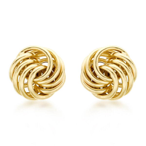 ILIANA - Knoten Ohrringe, 750 Gold