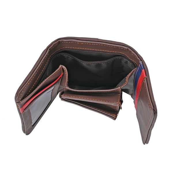 Chaos by Elsie - Echtleder Patchwork Geldbörse, Patchwork image number 5