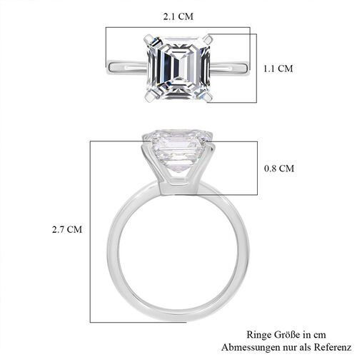 LUXURIANT DIAMOND- IGI zertifizierter VS-GH Labor Diamant Ring in 950 Platin - 5 ct. image number 4