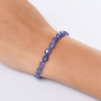 AAA Tansanit 19cm Armband in 585 Gold - 37 ct.