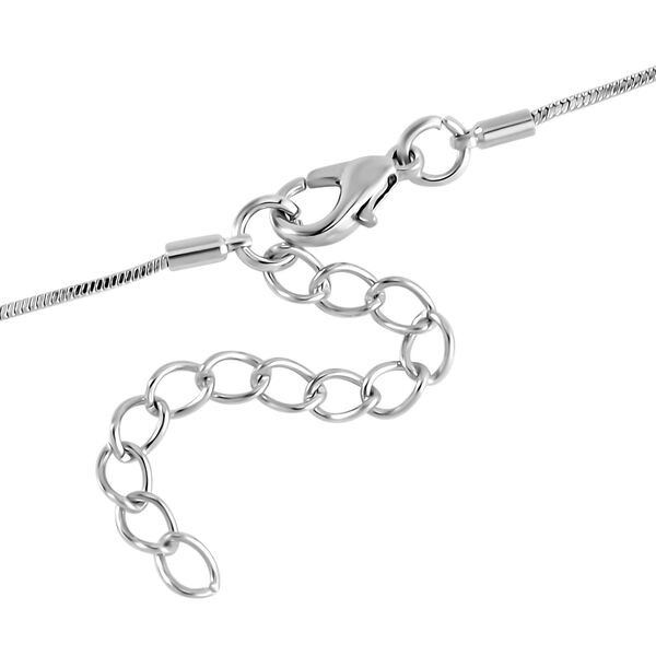 Wei&szlig;er Kristall Halskette ca. 70 cm image number 5