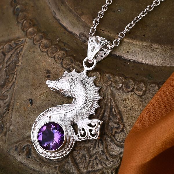 Royal Bali Kollektion - Rose De France Amethyst Anhänger - 3,25 ct. image number 1