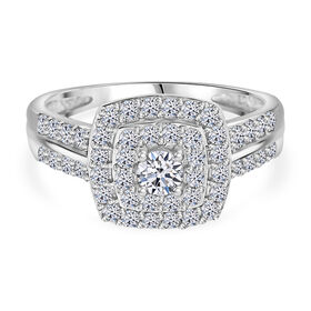 LUXURIANT DIAMOND- SI-GH Labor Diamant Ring in 417 Weißgold - 0,75 ct.