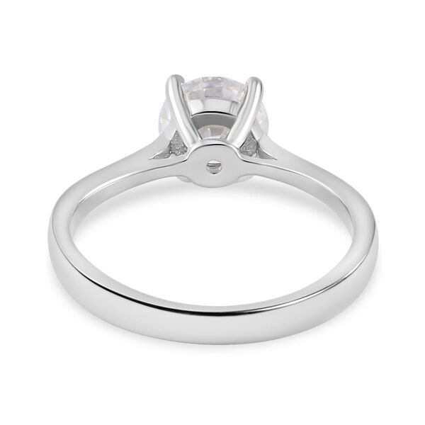 Moissanit Solitär Ring - 0,99 ct. image number 6