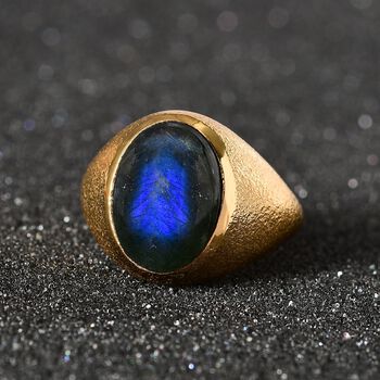 AAA Labradorit Ring - 6,64 ct.