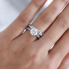 2er-Set, Moissanit-Ringe - 2,48 ct. image number 2