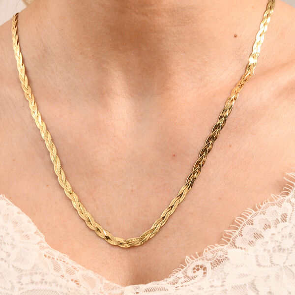 925 Silber vergoldet Kette ca. 45 cm ca. 7,40g image number 1