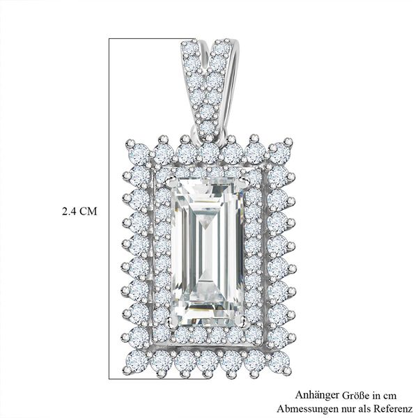 Moissanit Anhänger - 2,89 ct. image number 5