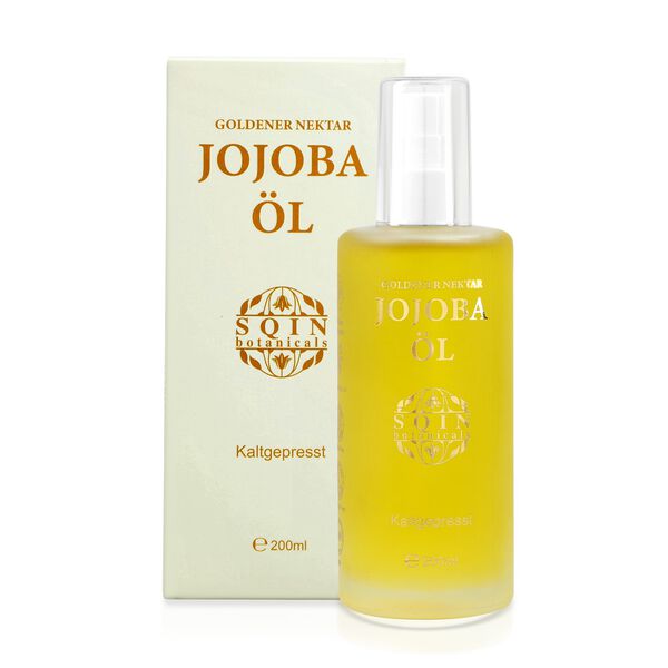 SQIN Botanicals- Kaltgepresstes, nat&uuml;rliches Jojoba&ouml;l, 200ml