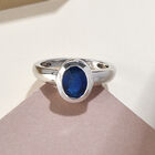 AA tansanischer, blauer Spinell-Ring, 925 Silber platiniert  ca. 1,51 ct image number 1
